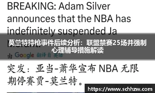 莫兰特持枪事件后续分析：联盟禁赛25场并强制心理辅导措施解读